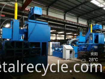 Y83W-630 Steel Scissel Chip Horizontal Briquette Machine for Recycling